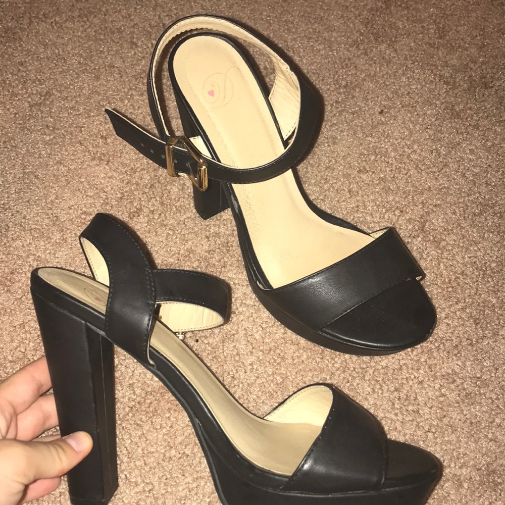 Black heels